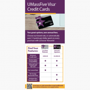 UMassFive Visa Credit Cards